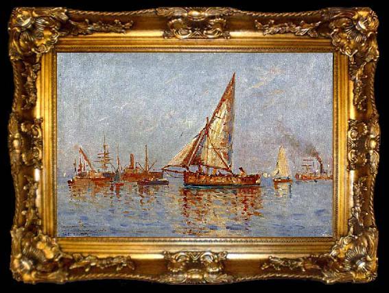 framed  ALBERTINELLI  Mariotto Seascape, ta009-2